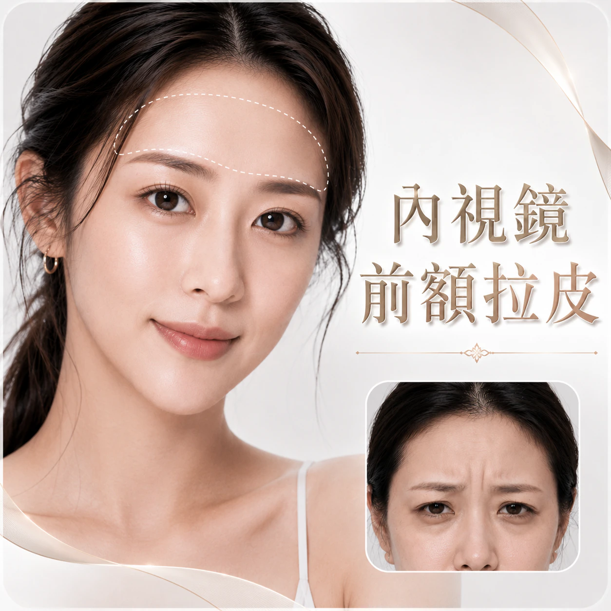 內視鏡前額拉皮｜整形外科
